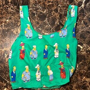 Simpsons Character Baggu Green Standard Reusable Tote Bag